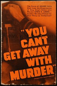 5c0467 YOU CAN'T GET AWAY WITH MURDER pressbook 1939 Humphrey Bogart, Billy Halop, Gale Page