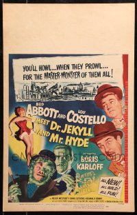 5c0556 ABBOTT & COSTELLO MEET DR. JEKYLL & MR. HYDE WC 1953 Bud & Lou meet scary Boris Karloff!