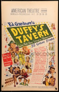 5c0586 DUFFY'S TAVERN WC 1945 montage of Paramount's biggest stars including Lake, Ladd & Crosby!
