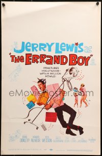 5c0591 ERRAND BOY WC 1962 Jerry Lewis breaks up Hollywood inside-out & funny-side up!