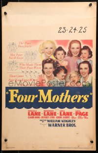 5c0595 FOUR MOTHERS WC 1941 Priscilla, Rosemary & Lola Lane plus Gale Page with babies, rare!
