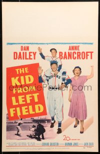 5c0623 KID FROM LEFT FIELD WC 1953 Dan Dailey, Anne Bancroft, Billy Chapin, baseball, ultra rare!