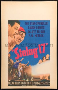 5c0683 STALAG 17 WC 1953 William Holden, Robert Strauss, Billy Wilder World War II POW classic!