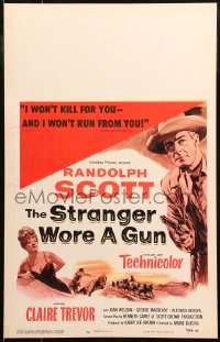 5c0687 STRANGER WORE A GUN 3D WC 1953 Randolph Scott for the first time in three dimensions!