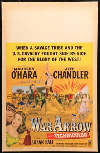 5c0702 WAR ARROW WC 1954 George Sherman, Maureen O'Hara & Jeff Chandler fight Native Americans!