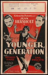 5c0712 YOUNGER GENERATION WC 1929 Frank Capra's tale of rags to riches Jewish man, Lina Basquette