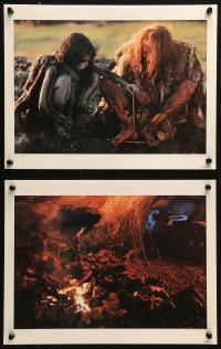 5c0281 QUEST FOR FIRE signed #345/500 photo portfolio; 345/500 1982 color photographs by Ernst Haas!
