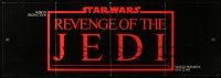 5c0298 RETURN OF THE JEDI 8pg promo brochure 1983 unfolds to make a 15x44 Revenge of the Jedi poster!