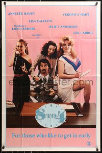 5d0017 8 TO 4 1sh 1981 wacky sex spoof of 9 to 5, Annette Haven, Veronica Hart!, Lisa DeLeeuw