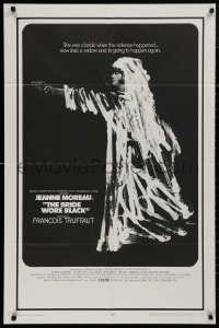 5d0144 BRIDE WORE BLACK 1sh 1968 Francois Truffaut's La Mariee Etait en Noir, Rene Ferracci artwork!