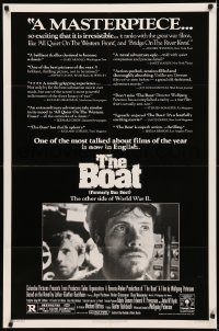5d0259 DAS BOOT style B 1sh 1982 The Boat, Wolfgang Petersen German WWII submarine classic!