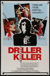 5d0310 DRILLER KILLER 1sh 1979 Abel Ferrara, he kills violently with an electric drill!
