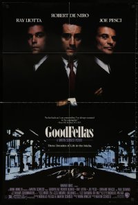 5d0466 GOODFELLAS 1sh 1990 Robert De Niro, Joe Pesci, Ray Liotta, Martin Scorsese classic!