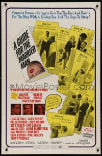 5d0484 GUIDE FOR THE MARRIED MAN 1sh 1967 written by America's most famous swingers!