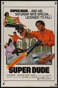 5d0490 HANGUP 1sh R1975 William Elliot is the Super Dude, Saturday night special - licensed to kill!