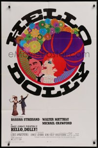 5d0512 HELLO DOLLY 1sh 1969 Barbra Streisand & Walter Matthau by Richard Amsel, Roadshow!