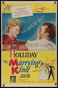 5d0734 MARRYING KIND 1sh 1952 the wedding bells are ringing for pretty bride Judy Holliday!