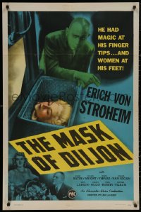5d0739 MASK OF DIIJON 1sh 1946 Erich Von Stroheim had magic at his finger tips, women at his feet!