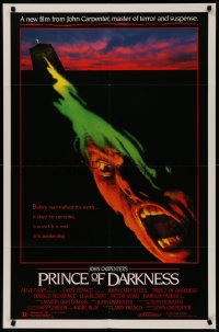 5d0902 PRINCE OF DARKNESS 1sh 1987 John Carpenter, it is evil and it is real, horror image!