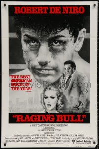 5d0919 RAGING BULL style B int'l 1sh 1980 Hagio art of De Niro, Martin Scorsese boxing classic!