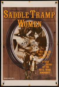 5d0972 SADDLE TRAMP WOMEN 1sh 1972 if these sexy cowgirls get you, you'll never forget it!