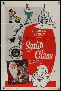 5d0977 SANTA CLAUS 1sh 1960 wonderful surreal Christmas images, enchanting world of make-believe!