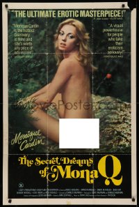 5d0997 SECRET DREAMS OF MONA Q 1sh 1977 image of sexy naked Monique Cardin in title role!