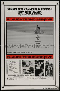 5d1027 SLAUGHTERHOUSE FIVE 1sh 1972 Kurt Vonnegut's internationally acclaimed best seller!