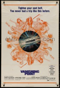 5d1188 VANISHING POINT 1sh 1971 car chase cult classic, you never had a trip like this before!