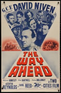 5d1205 WAY AHEAD 1sh 1944 directed by Carol Reed, David Niven gets British soldiers ready for WWII!