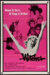 5d1235 WITCHES 1sh 1967 Le Streghe, Silvana Mangano, Clint Eastwood shown in cowboy hat!
