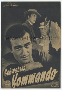 5f0190 DARK COMMAND Austrian program 1952 John Wayne, Walter Pidgeon, Claire Trevor, drama of undying love!