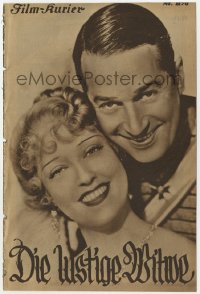 5f0205 MERRY WIDOW Austrian program 1936 Maurice Chevalier, Jeanette MacDonald, Lubitsch, different!