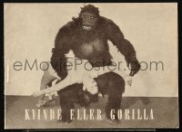 5f0242 CAPTIVE WILD WOMAN Danish program 1949 different images of the savage ape & sexy Acquanetta!