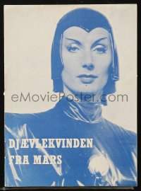 5f0250 DEVIL GIRL FROM MARS Danish program 1956 Earth menaced by a sexy female alien, different!