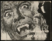 5f0260 DRACULA HAS RISEN FROM THE GRAVE Danish program 1969 Hammer vampire Christopher Lee, different