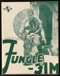 5f0281 JUNGLE JIM Danish program 1938 Grant Withers, Betty Jane Rhodes, serial, different images!