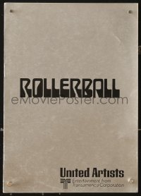 5f0303 ROLLERBALL Danish program 1975 James Caan, Norman Jewison sci-fi, cool different images!