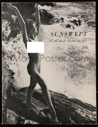 5f0056 SUNSWEPT English program 1961 sexy topless Yannick Philouze in erotic water ballet!