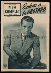 5f0532 ALL THROUGH THE NIGHT Film Complet French magazine July 5, 1951 Humphrey Bogart with gun!