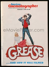 5f1262 AMERICAN CINEMATOGRAPHER magazine August 1978 Grease ...and how it was filmed!
