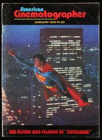 5f1264 AMERICAN CINEMATOGRAPHER magazine January 1979 The Flying & Filming of Superman!