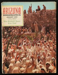5f0629 ARIZONA HIGHWAYS magazine January 1965 The Greatest Story Ever Told was filmed there!