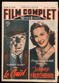 5f0533 BIG SHOT /JOHNNY FRENCHMAN Film Complet French magazine September 22, 1949 Humphrey Bogart, Patricia Roc