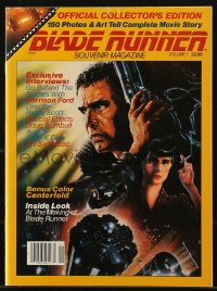 5f0637 BLADE RUNNER vol 1 no 1 magazine 1982 John Alvin cover art, official collector's edition!