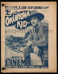 5f0584 BOY'S CINEMA English magazine August 12, 1939 James Cagney in The Oklahoma Kid!