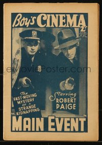 5f0581 BOY'S CINEMA English magazine October 15, 1938 filled with great movie images & articles!