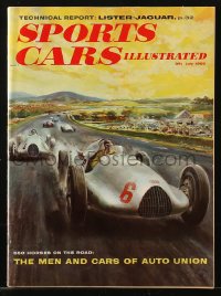 5f0644 CAR & DRIVER magazine July 1958 when it was Sports Cars Illustrated, great images & articles!
