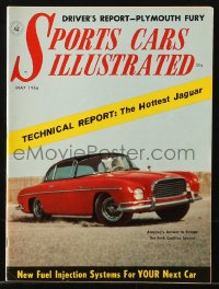 5f0643 CAR & DRIVER magazine May 1956 when it was Sports Cars Illustrated, great images & articles!