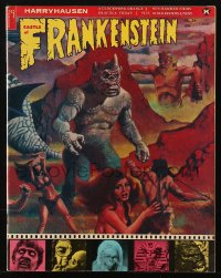 5f0497 CASTLE OF FRANKENSTEIN Canadian magazine 1972 great cover art of Ray Harryhausen's creations!